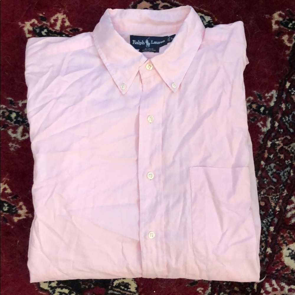 Ralph Lauren Blake large pink dress shirt